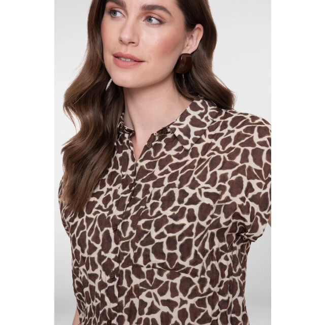 Geisha 63242-20 720 blouse sand/chocolate brown 63242-20 720 large