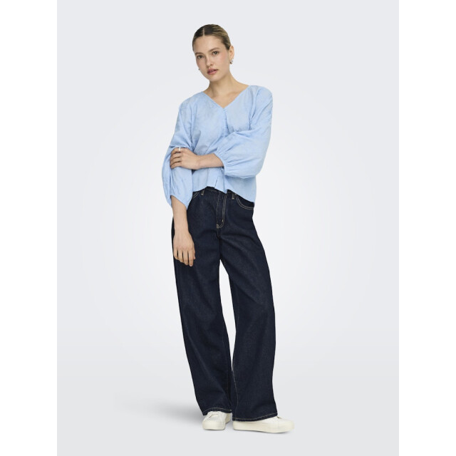 Only Onlzion 34 v-neck emb top wvn licht 4309.31.0004 large