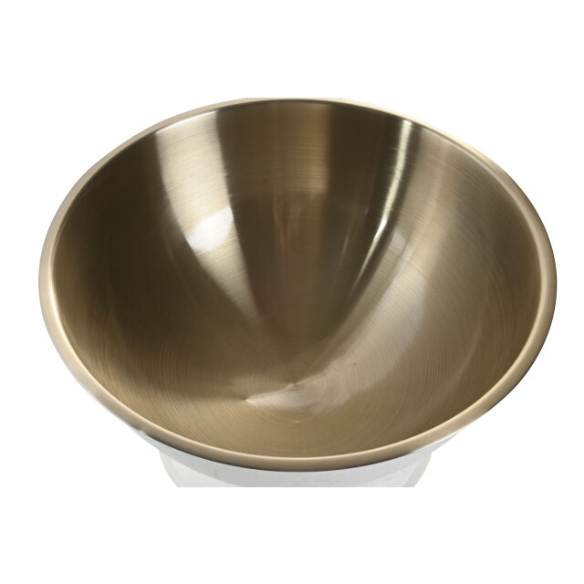 Casa di Elturo Champagnekoeler aurelia rvs – mat te wijnkoeler met goudkleurige binnenkant – 2975073 large