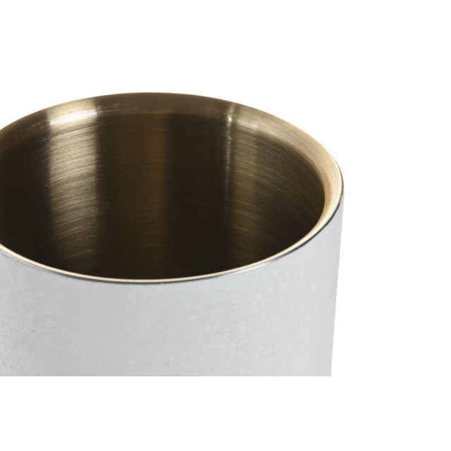 Casa di Elturo Luxe dubbelwandige wijnkoeler – rvs – mat / goud – Ø12 cm x h18 cm 2975071 large