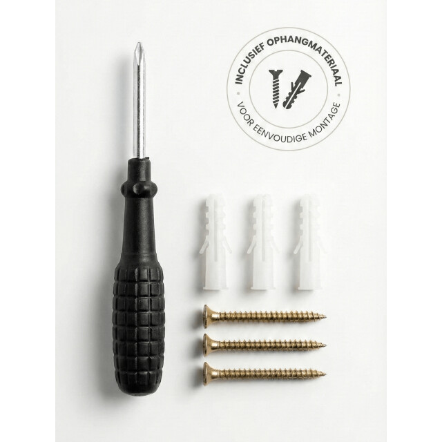 Casa di Elturo Design wand kapstok met plank bergen oak massief grenenhout 5 haken l53 3559988 large