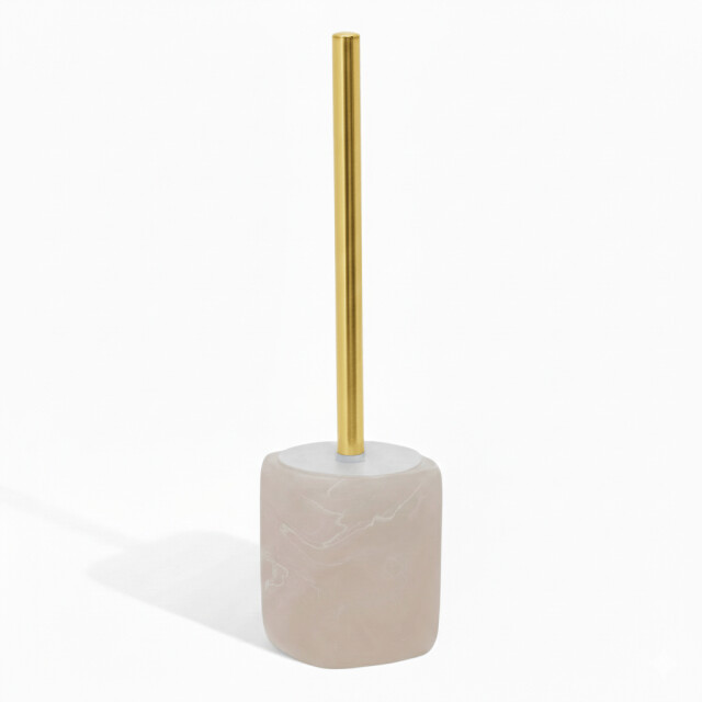 Casa di Elturo Toiletborstel elvora – marmerlook met gouden steel – luxe wc 3559982 large