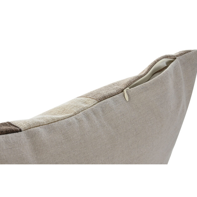 Casa di Elturo Sierkussen lorea katoen 45 x 45 cm bruin & decoratief patchwork - 3559978 large