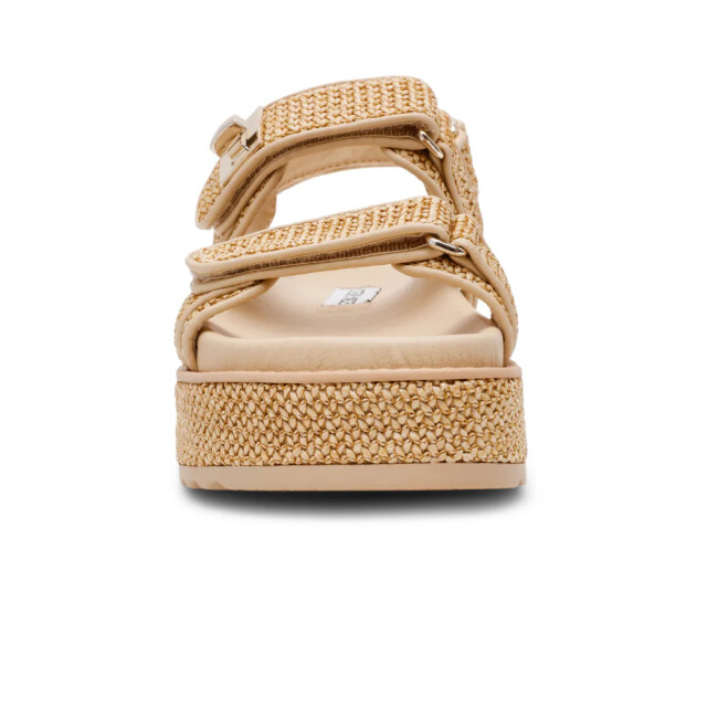 Steve Madden Bigmona nat raffia dames sandalen SM11003034-LNR large