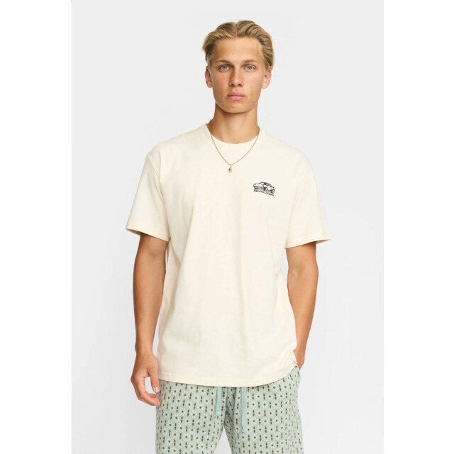 Revolution Printed t-shirt offwhite 1453 POR Offwhite large