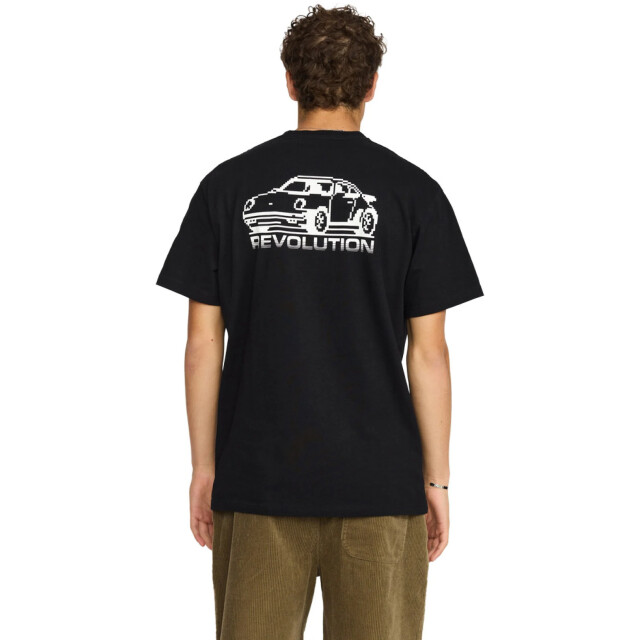 Revolution Printed t-shirt black 1453 POR Black large