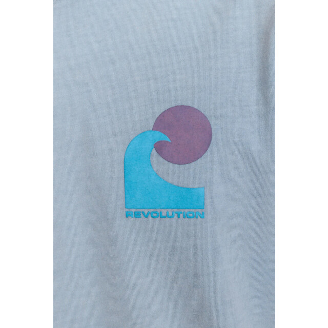 Revolution Printed t-shirt lightblue 1454 RID Lightblue large