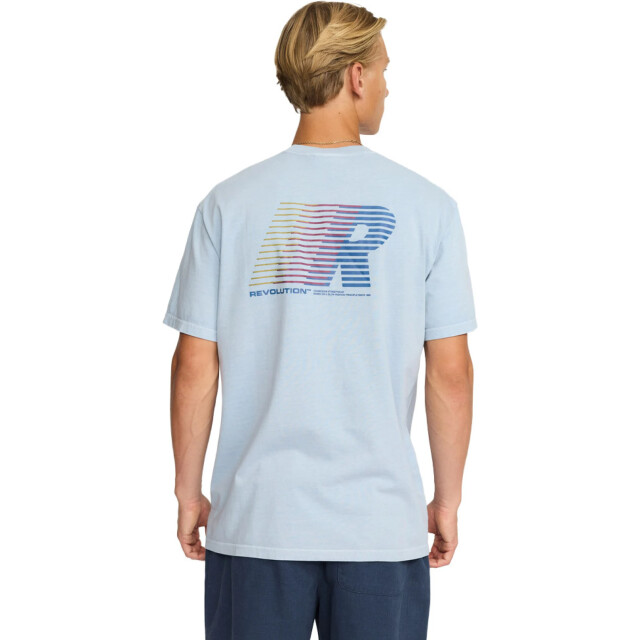 Revolution Printed t-shirt lightblue 1454 LIN Lightblue large