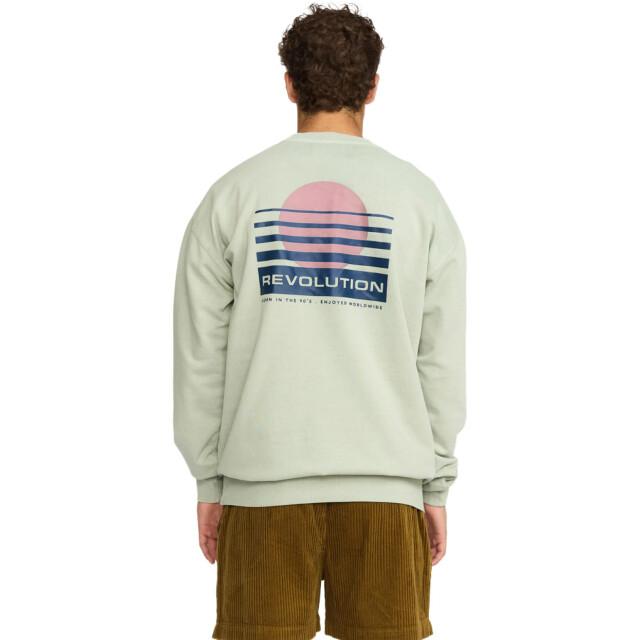 Revolution Printed crewneck mint 2810 SET Mint large