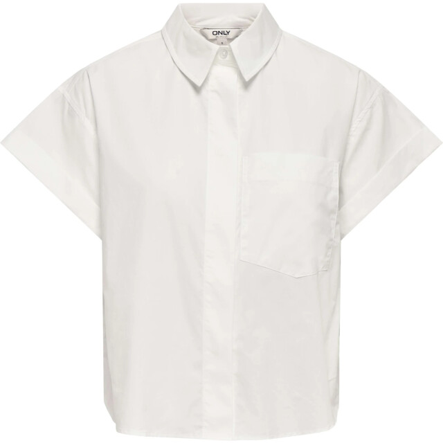 Only Onlkeri s/s fold shirt wvn bright white 15369556-190858 large