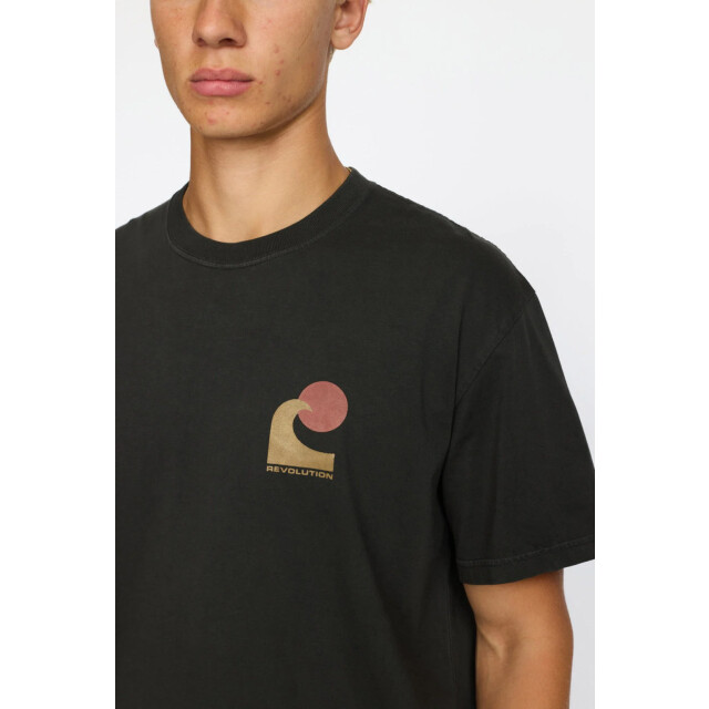 Revolution Printed t-shirt black 1454 RID Black large
