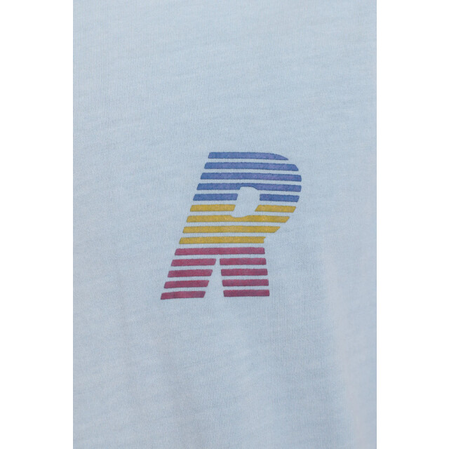 Revolution Printed t-shirt lightblue 1454 LIN Lightblue large