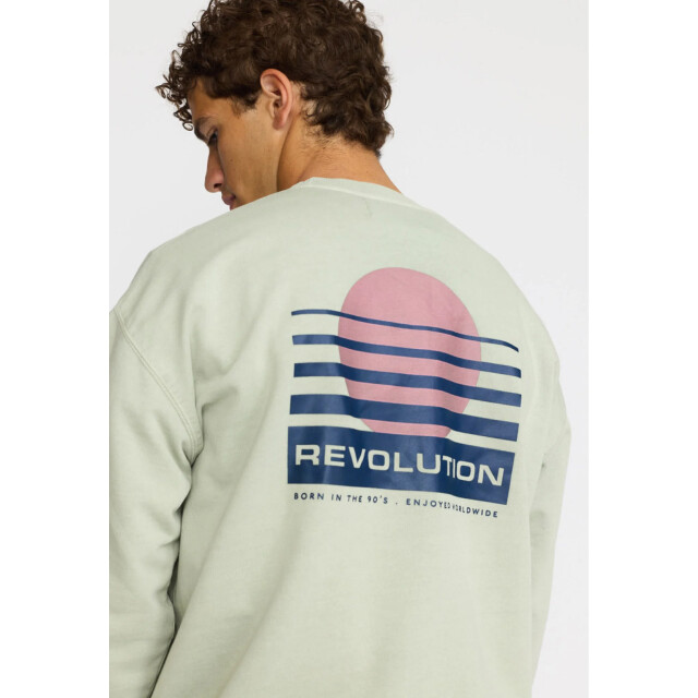 Revolution Printed crewneck mint 2810 SET Mint large
