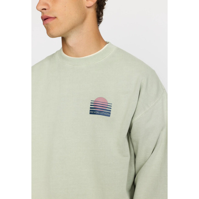 Revolution Printed crewneck mint 2810 SET Mint large