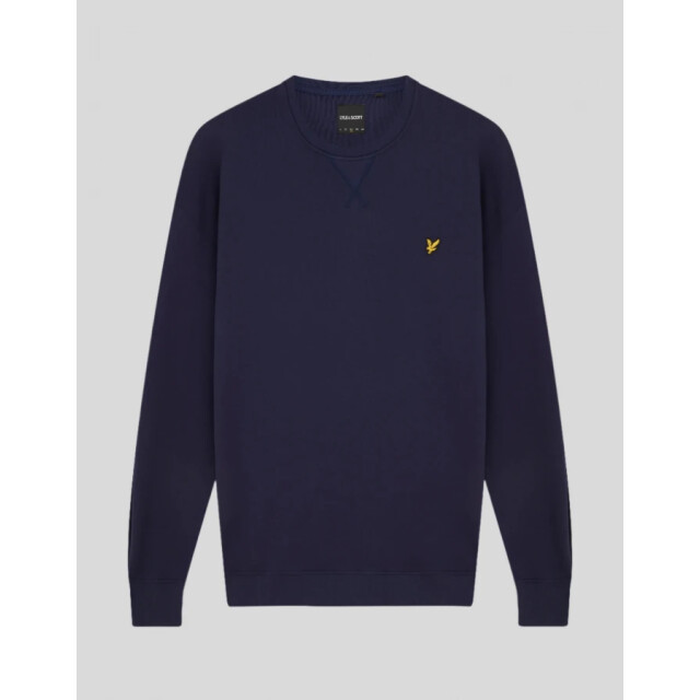 Lyle and Scott Ml424vog crew neck navy z99 heren sweater  Navy Z99/ML424VOG Crew Neck large