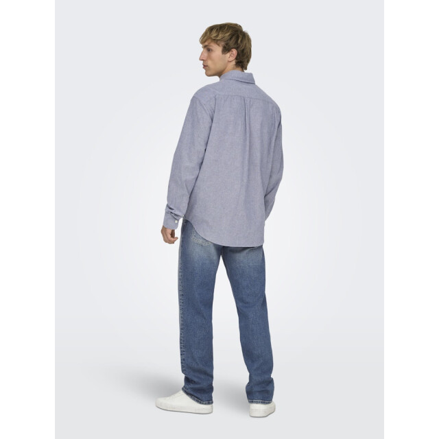 Only & Sons Onsedge performande dmb 6639 dot dnm blue denim 5103.35.0097 large