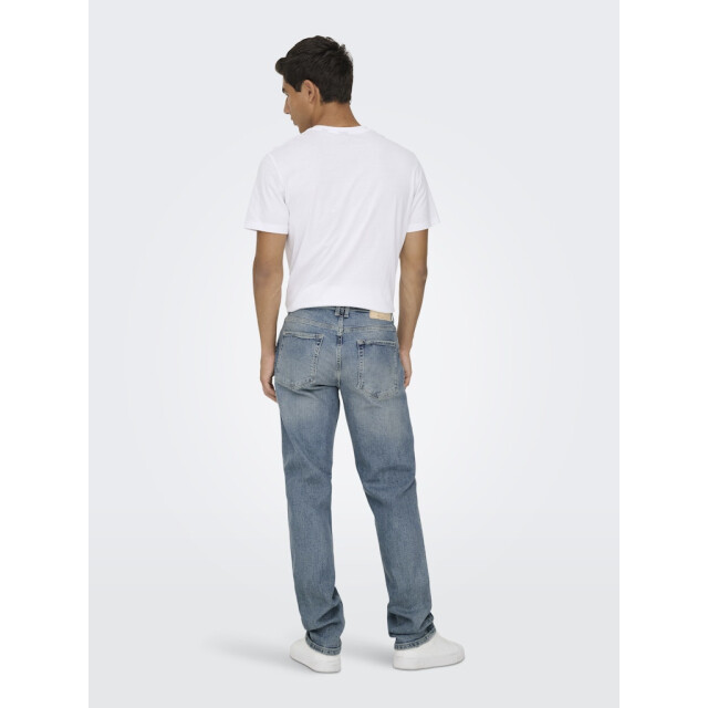 Only & Sons Onsedge performance lb 3816 dot dnm blue denim 5103.35.0095 large