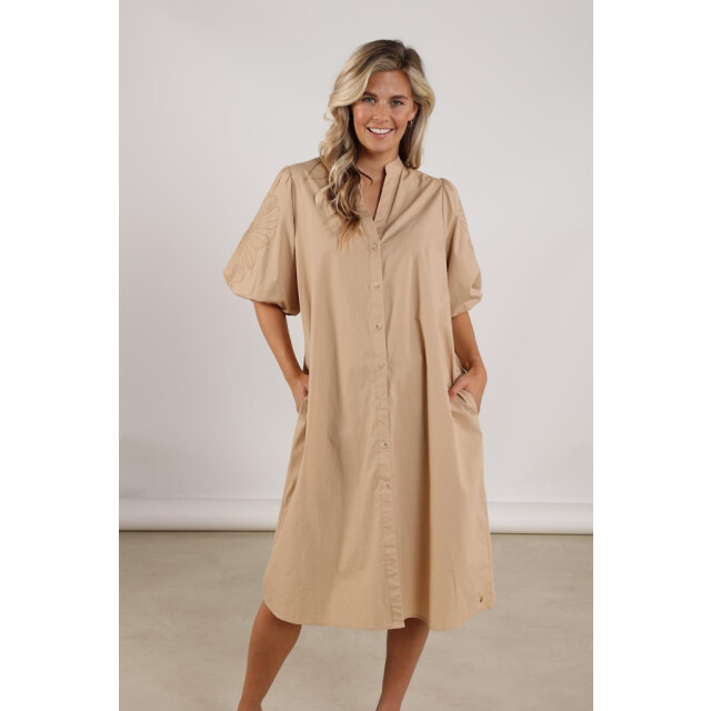 Nukus Mayke dress camel 4429.76.0002 large