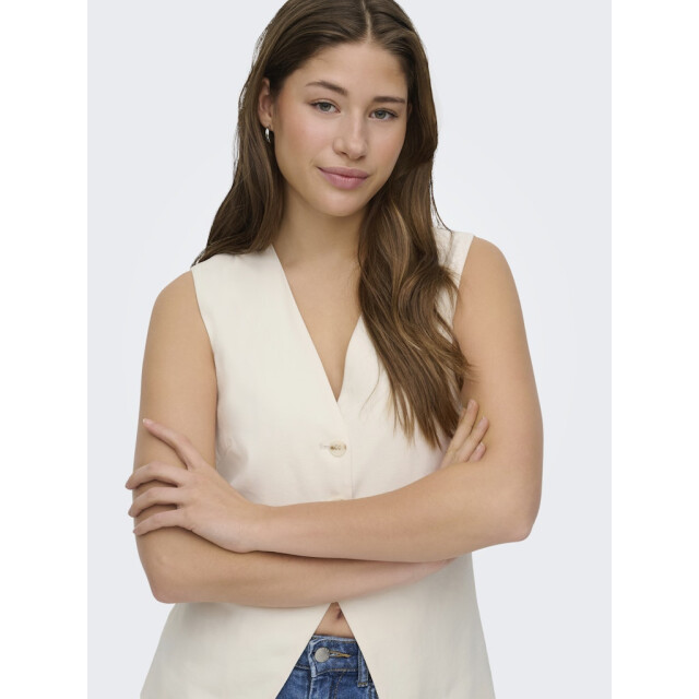 Only onltila life s/l waistcoat tlr 157399 cloud dancer 06226.198.0034 large