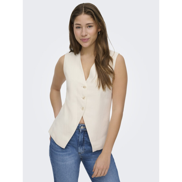 Only onltila life s/l waistcoat tlr 157399 cloud dancer 06226.198.0034 large
