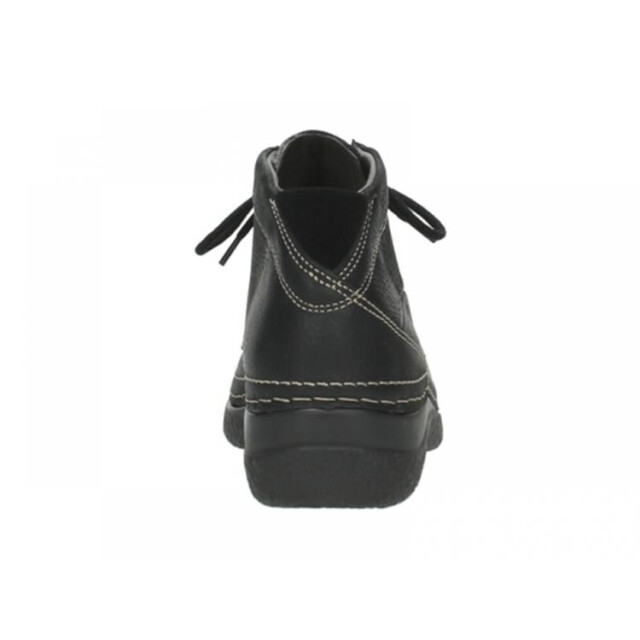 Wolky 06242 Roll Shoot Brushed montana nub Veterschoenen Zwart 06242 Roll Shoot Brushed montana nub large