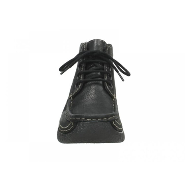 Wolky 06242 Roll Shoot Brushed montana nub Veterschoenen Zwart 06242 Roll Shoot Brushed montana nub large