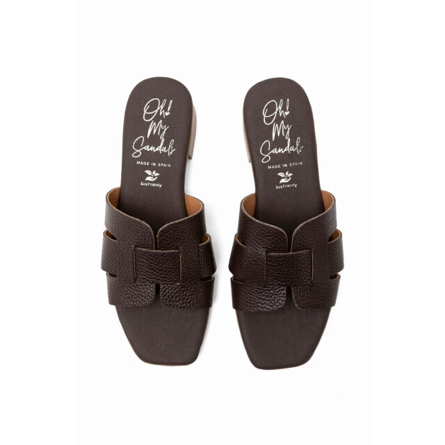 Oh My Sandals Slippers 5880 Marron large