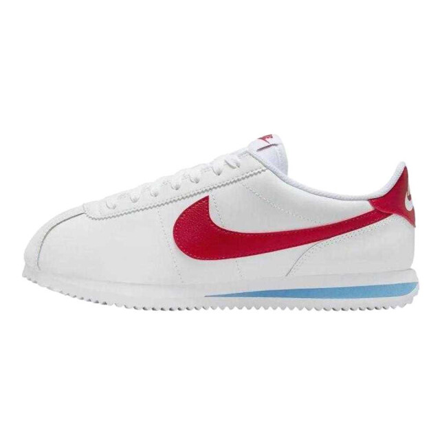 Nike Dames cortez leren schoenen UTPP6850_whitevarsityred large