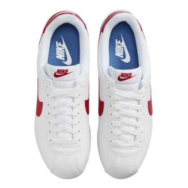 Nike Dames cortez leren schoenen UTPP6850_whitevarsityred large