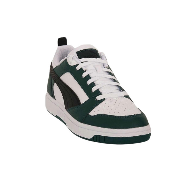 Puma Heren rebound v6 leren trainers UTPP7006_whiteblackgreen large