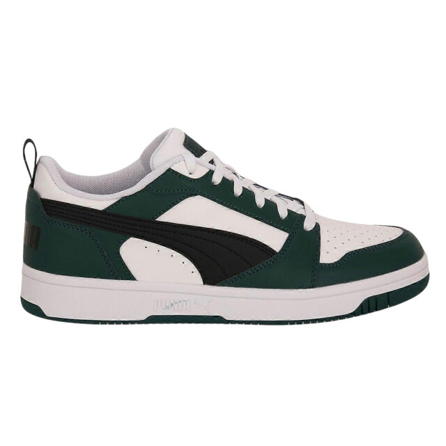 Puma Heren rebound v6 leren trainers UTPP7006_whiteblackgreen large
