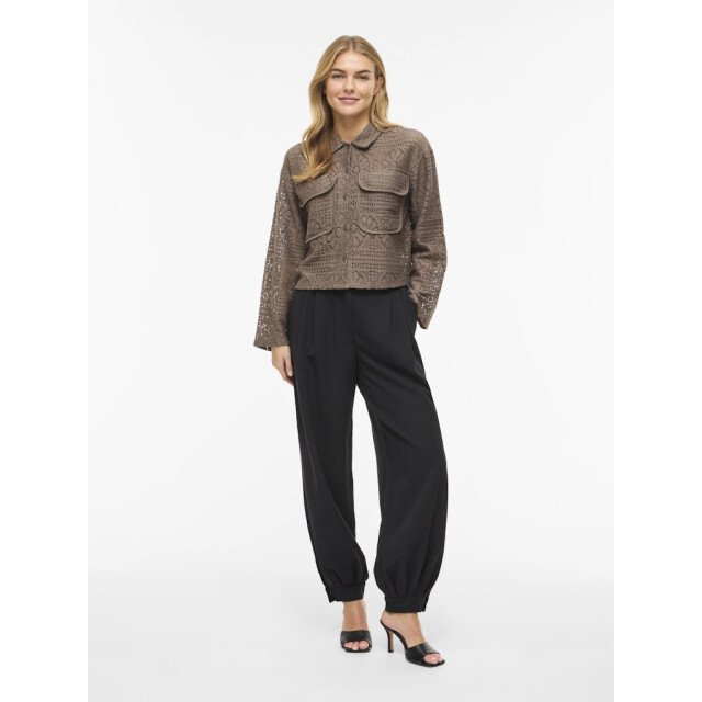 Vila Vimerinda crochet ls cardigan noos taupe 4249.77.0030 large