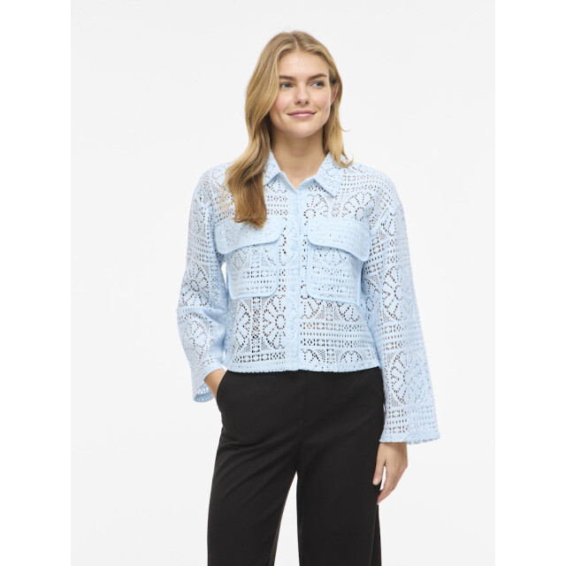 Vila Vimerinda crochet ls cardigan noos licht 4309.31.0035 large
