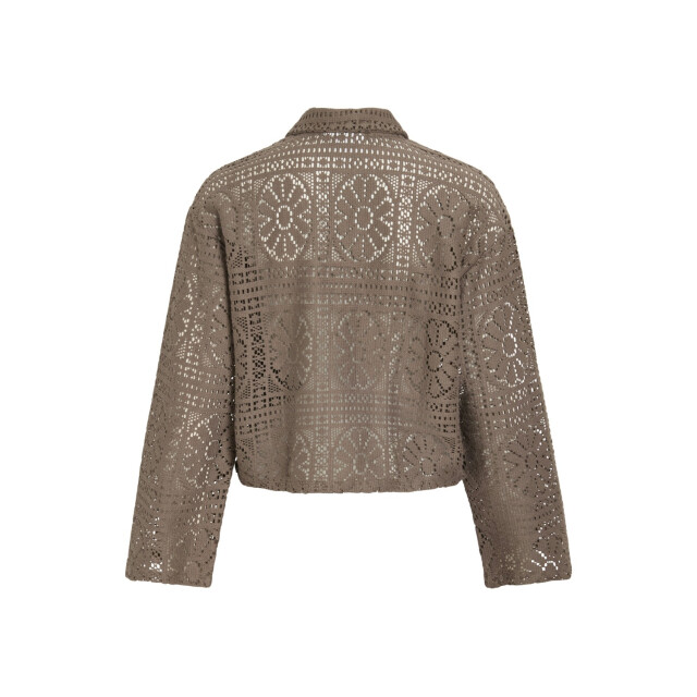 Vila Vimerinda crochet ls cardigan noos taupe 4249.77.0030 large