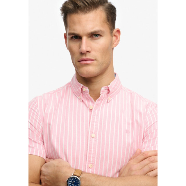 Superdry Oxford overhemd ss dessin 5319.69.0002 large