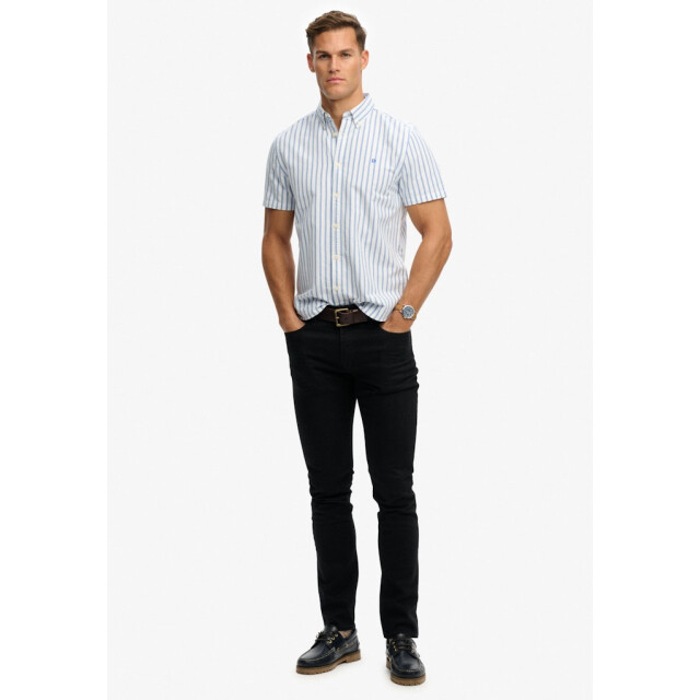 Superdry Oxford overhemd ss dessin 5319.09.0033 large