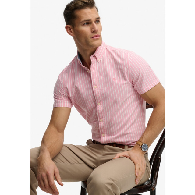 Superdry Oxford overhemd ss dessin 5319.69.0002 large