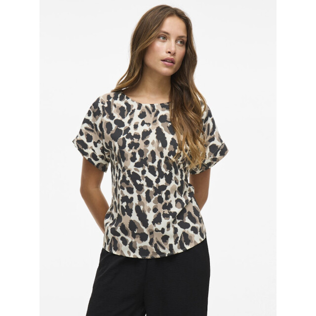 Vila Vijosa ss top noos ecru dessin 4382.08.0029 large