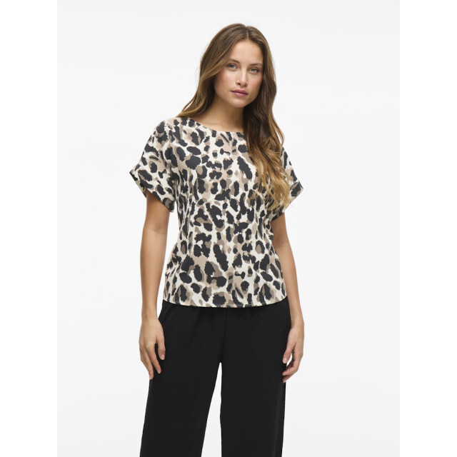 Vila Vijosa ss top noos ecru dessin 4382.08.0029 large