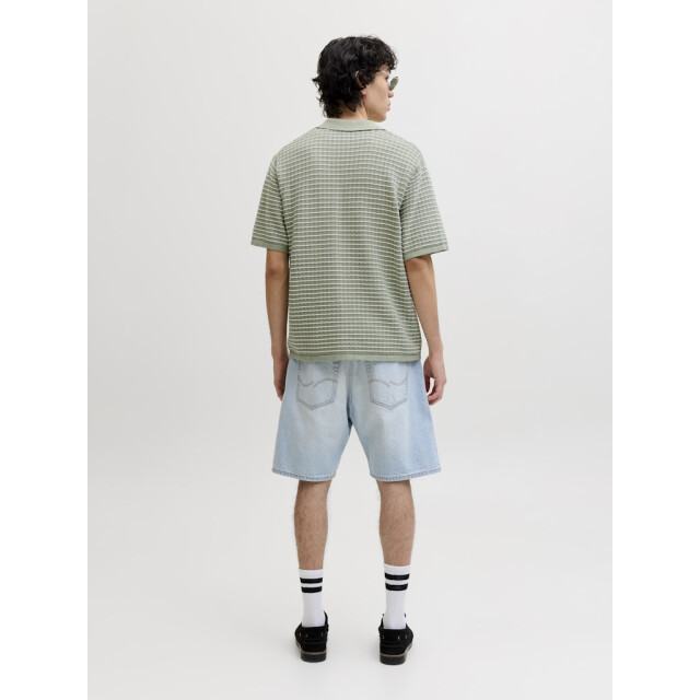 Jack & Jones Jornantucket knit split neck polo dessin 5369.29.0016 large