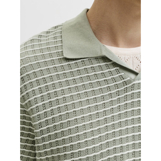 Jack & Jones Jornantucket knit split neck polo dessin 5369.29.0016 large