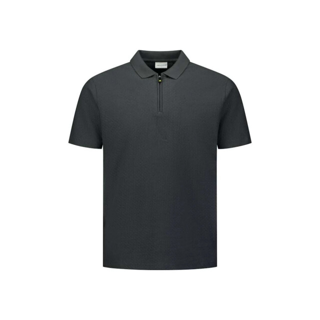 No Excess Polo short sleeve jacquard dark steel 31380310-124 large