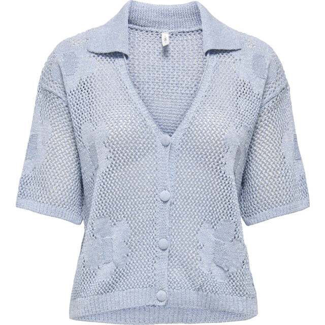 Only Onlceline ss glitter mesh cardi knt soft chambray/ 15364732-299897002 large