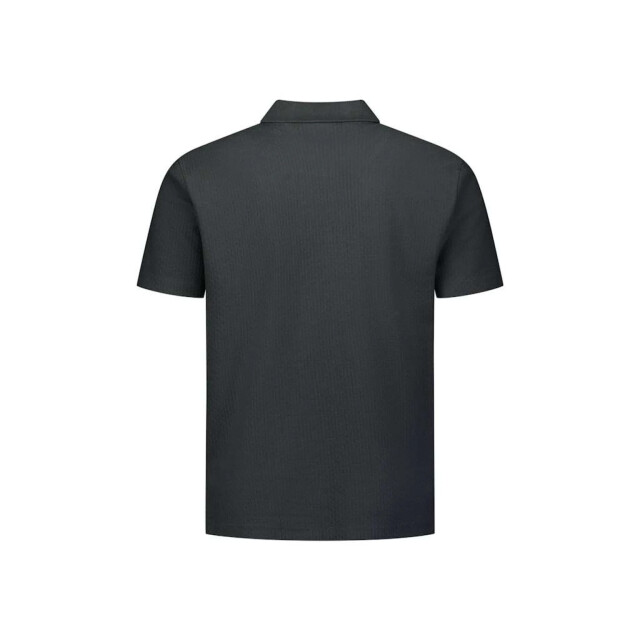 No Excess Polo short sleeve jacquard dark steel 31380310-124 large