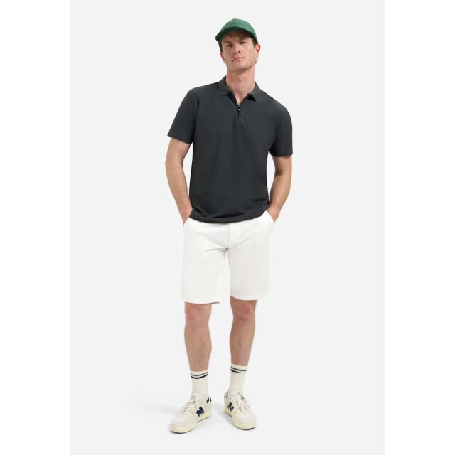 No Excess Polo short sleeve jacquard dark steel 31380310-124 large