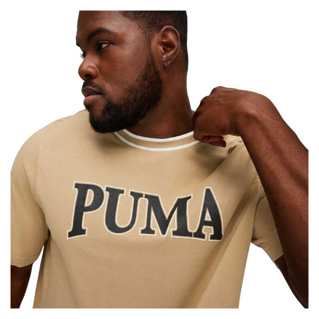 Puma Heren squad t-shirt UTPP6172_beigecream large