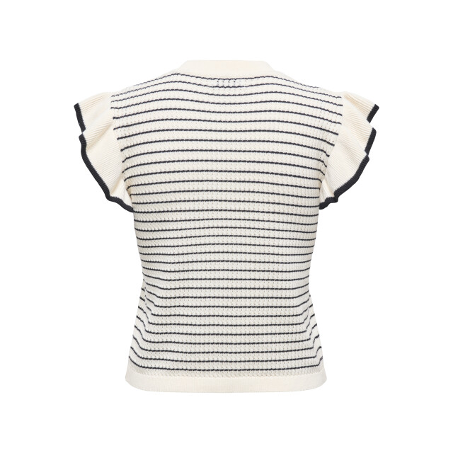 Jacqueline de Yong Jdy carice mouwloze gebreide top met ruches 15360345 large