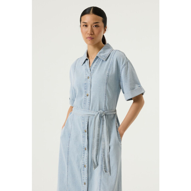 Garcia Jeans Denim lange jurk blue denim 4410.35.0001 large