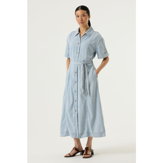 Garcia Jeans Denim lange jurk blue denim 4410.35.0001 large