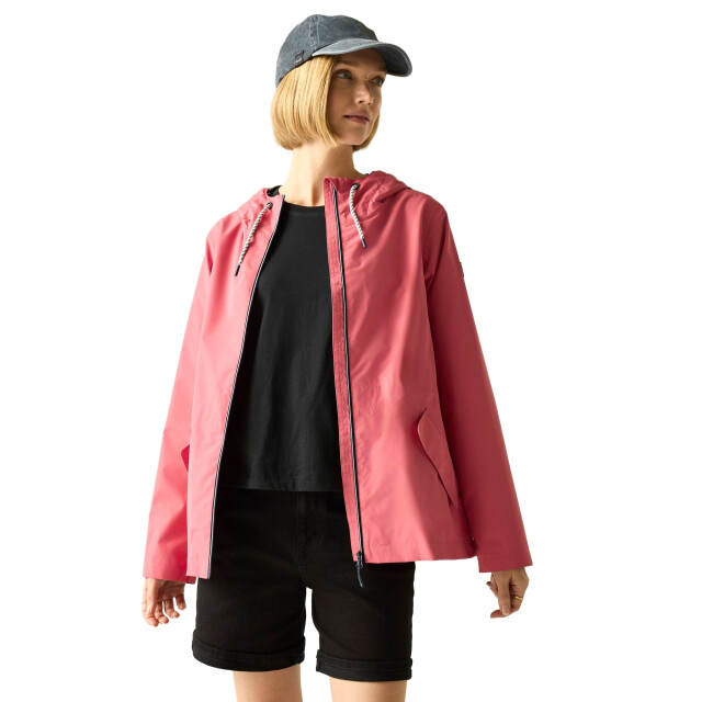 Regatta Dames bayletta grid distress waterdichte jas UTRG12749_slaterose large